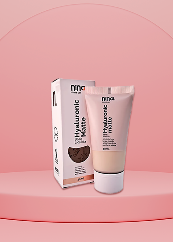 nina_baseliquida_01 Base Líq. Hyaluronic Matte Cor 0.5